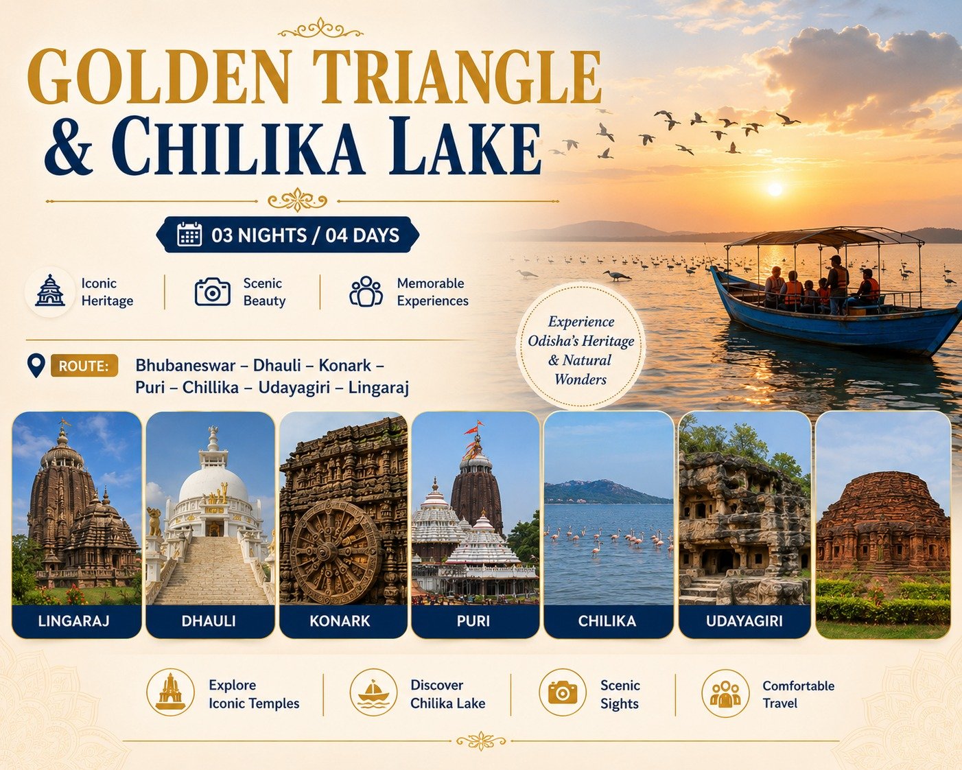 Golden Triangle & Chilika Lake